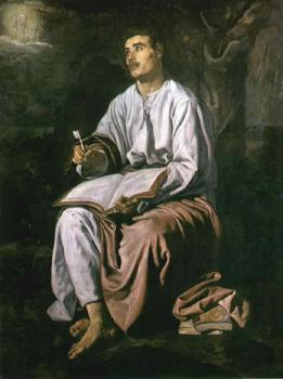 Diego Rodriguez De Silva Velazquez : Saint John at Patmos II